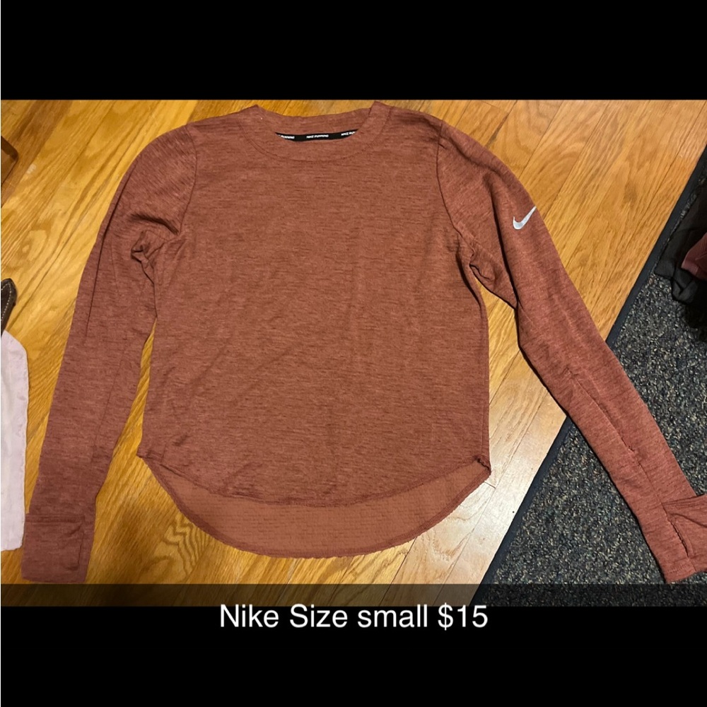 Nike Dri-FIT Burnt Orange Running Shirt